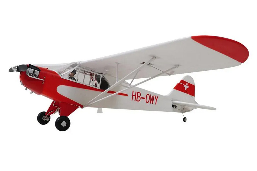 RC Sjöflygplan - Piper J3 Cub V4 1400 BL - 4CH - PNP