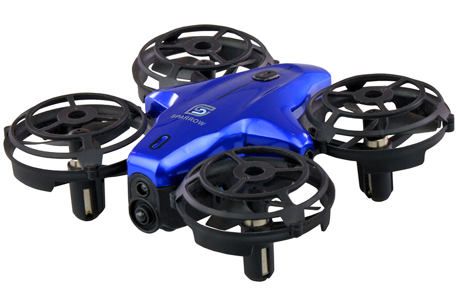 Radiostyrd Dron - Blue Sparrow - 2,4Ghz - RTF